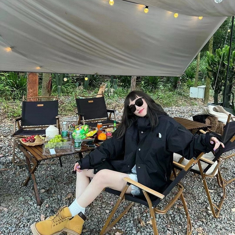 Putian 1990 Jacket Three-In-One Graphite Gray Matcha Green Velvet Liner Windproof Embroidery Men And Women Couples Outdoor - Image 3